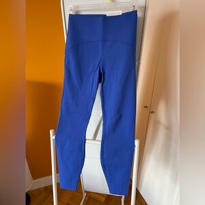 H&M high waist shaping leggings bright blue